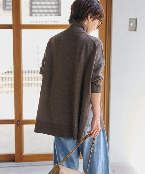 セール】《追加2 / 新色》BiellaYarnワイドタートルネック（ニット