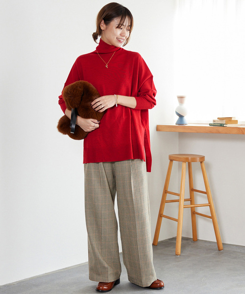 セール】《追加2 / 新色》BiellaYarnワイドタートルネック（ニット