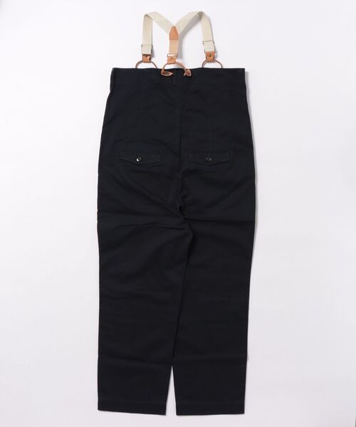 HOUSTON（ヒューストン）の「HOUSTON/ヒューストン　HIGH-WAIST SUSPENDER PANTS（サロペット/オーバーオール・レディース・カーキ/オリーブ/ネイビー・FREE）」の16枚目の写真