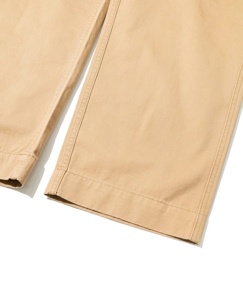 HOUSTON（ヒューストン）の「HOUSTON/ヒューストン　HIGH-WAIST SUSPENDER PANTS（サロペット/オーバーオール・レディース・カーキ/オリーブ/ネイビー・FREE）」の6枚目の写真