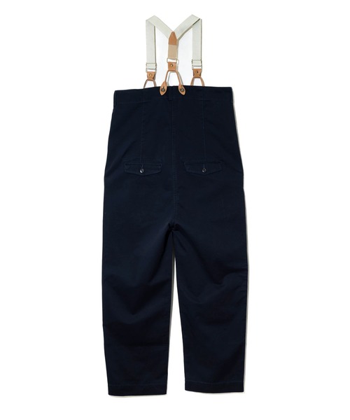 HOUSTON（ヒューストン）の「HOUSTON/ヒューストン　HIGH-WAIST SUSPENDER PANTS（サロペット/オーバーオール・レディース・カーキ/オリーブ/ネイビー・FREE）」の15枚目の写真