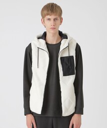 BLACK LABEL CRESTBRIDGE（ブラックレーベル・クレストブリッジ）の「【BLACK lab.】シャドーチェックボアベスト（ベスト）」