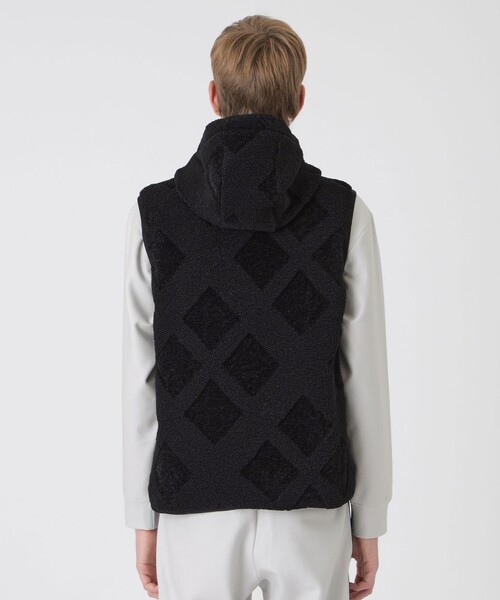 セール】【BLACK lab.】シャドーチェックボアベスト（ベスト）｜BLACK
