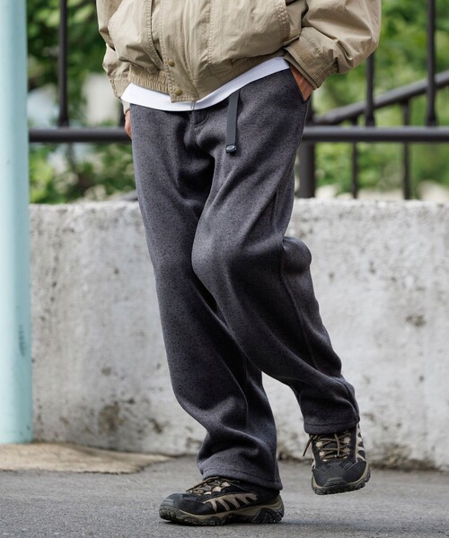 リラックスフィット ニットフリース クライミング パンツ / KNIT