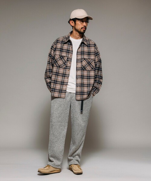 FREAK'S STORE（フリークスストア）の「リラックスフィット ニットフリース クライミング パンツ / KNIT FLEECE CLIMBING PT（その他パンツ・メンズ・グレー/ブラック/オリーブ/チャコールグレー・LARGE/MEDIUM）」の19枚目の写真
