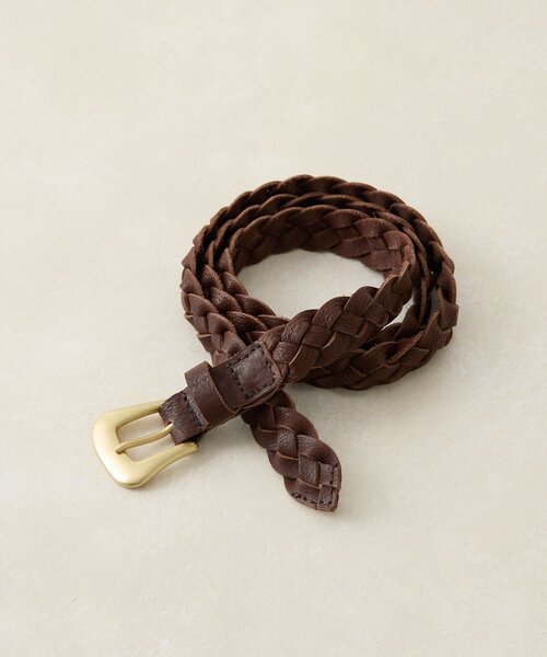 RIVE DROITE（リヴドロワ）の「【MONN.:.(モン)】メッシュベルト（ベルト・レディース・ブラウン/ゴールド・FREE）」の2枚目の写真