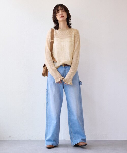 RIVE DROITE（リヴドロワ）の「【MONN.:.(モン)】メッシュベルト（ベルト・レディース・ブラウン/ゴールド・FREE）」の4枚目の写真