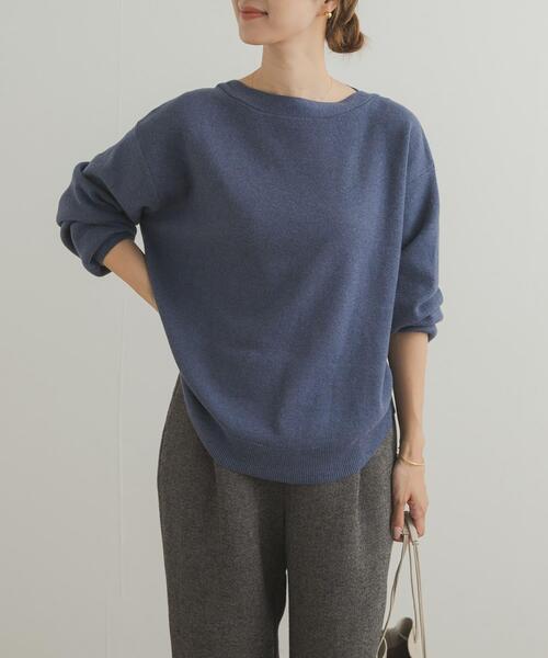 セール】コットンウールボートネックニット（ニット/セーター）｜URBAN