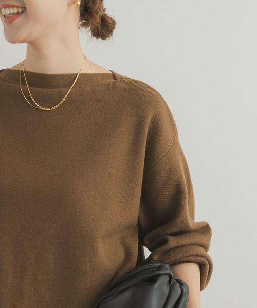 セール】コットンウールボートネックニット（ニット/セーター）｜URBAN