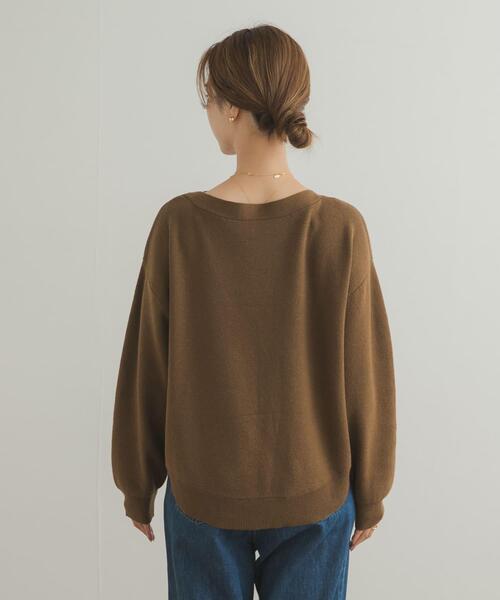 セール】コットンウールボートネックニット（ニット/セーター）｜URBAN