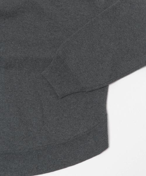 URBAN RESEARCH DOORS（アーバンリサーチドアーズ）の「コットンウールボートネックニット（ニット/セーター・レディース・ブルー/チャコールグレー/ゴールド・FREE）」の4枚目の写真