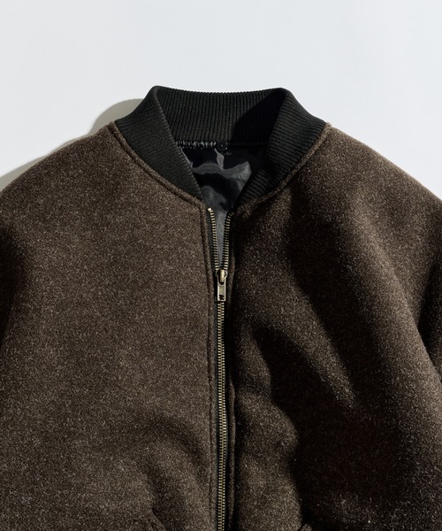 WETTEMPT（ウィテンプト）の「FUR-COLLARED MELTON FLIGHT JACKET