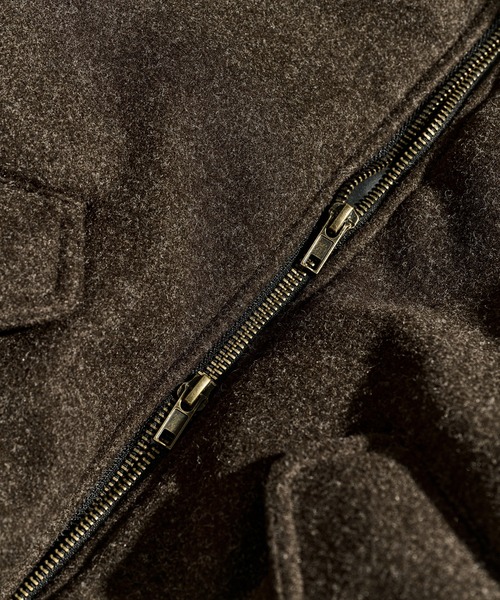 WETTEMPT（ウィテンプト）の「FUR-COLLARED MELTON FLIGHT JACKET