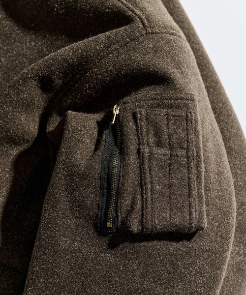 WETTEMPT（ウィテンプト）の「FUR-COLLARED MELTON FLIGHT JACKET