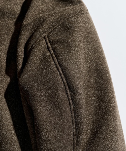 FUR-COLLARED MELTON FLIGHT JACKET / ファーメルトンフライトジャケット