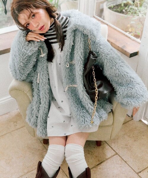 セール】【ふたばコラボ企画】ファーブルゾン（ブルゾン）｜OLIVE des