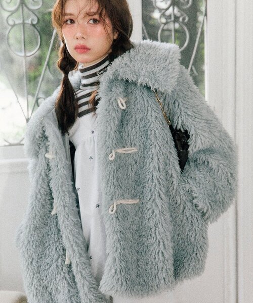 セール】【ふたばコラボ企画】ファーブルゾン（ブルゾン）｜OLIVE des