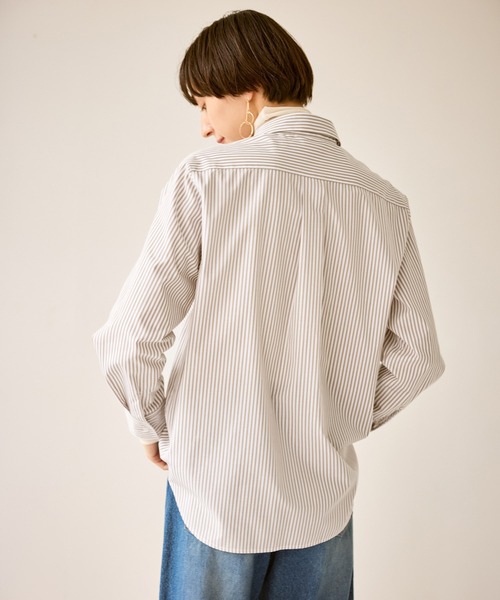 ROPE' PICNIC(ロペピクニック)の「オーセンティックシャツ(シャツ/ブラウス・レディース・オフホワイト/ブルー/ベージュ/ネイビー・FREE)」の15枚目の写真