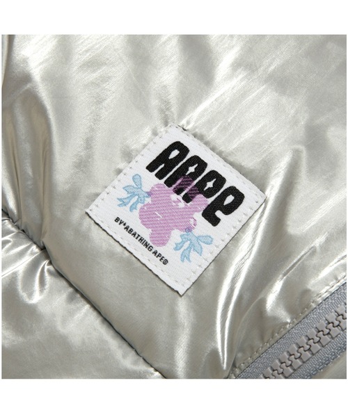 AAPE BY A BATHING APE（エーエイプバイアベイシングエイプ）の「AAPE MAIN DOWN JACKET（ダウンジャケット/コート・レディース・シルバー系その他・XX-SMALL/X-SMALL）」の4枚目の写真