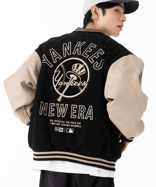 NEW ERA ニューエラMLB VARSITY JACKET 44 スタジャン ニューエラ レザースタジャン MLB（スタジャン）｜NEW ERA（ニューエラ