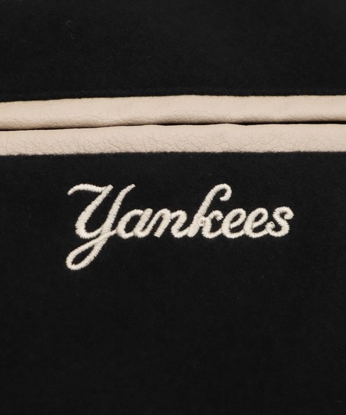 NEW ERA(ニューエラ)の「ニューエラ スタジャン ヴァーシティジャケット MLB(スタジャン・メンズ・ブラック/ブルー・S/M/L/XL/XXL)」の21枚目の写真