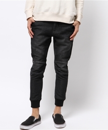 VENCEEXCHANGE | 裾リブバイカードビーデニム          (デニムパンツ)