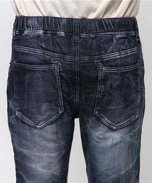 VENCEEXCHANGE（ヴァンスエクスチェンジ）の「裾リブバイカードビーデニム          （デニムパンツ・メンズ・ブラック/ネイビー・MEDIUM/SMALL/LARGE）」の13枚目の写真