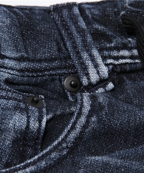 VENCEEXCHANGE（ヴァンスエクスチェンジ）の「裾リブバイカードビーデニム          （デニムパンツ・メンズ・ブラック/ネイビー・MEDIUM/SMALL/LARGE）」の7枚目の写真
