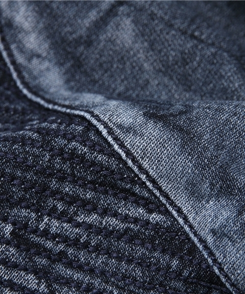 VENCEEXCHANGE（ヴァンスエクスチェンジ）の「裾リブバイカードビーデニム          （デニムパンツ・メンズ・ブラック/ネイビー・MEDIUM/SMALL/LARGE）」の8枚目の写真