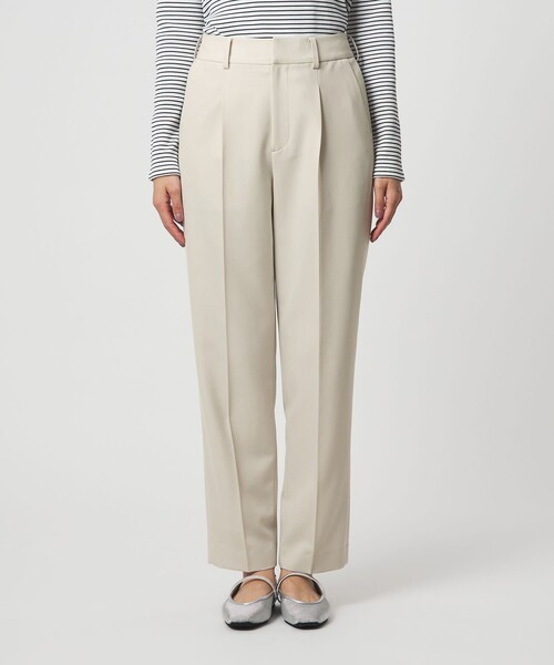size SHORT/TALLあり］パウドレ テーパード パンツ ナチュラル