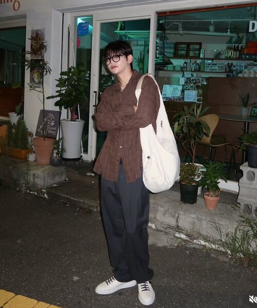 SUPERSUB(スーパーサブ)の「カットオフグランジチェックシャツ - スカイブルー(シャツ/ブラウス・レディース・その他・LARGE/SMALL/MEDIUM)」の6枚目の写真