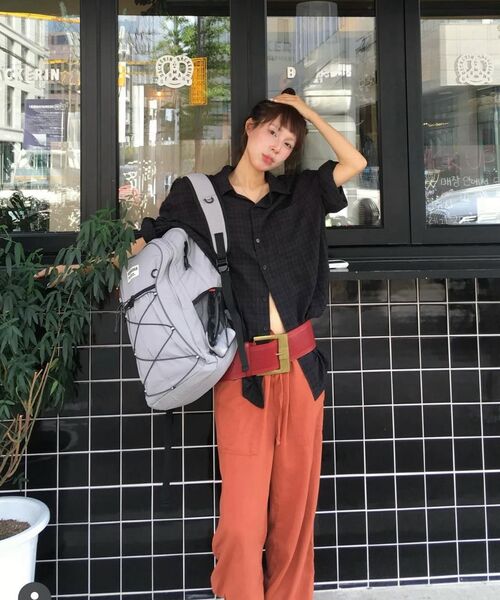 SUPERSUB(スーパーサブ)の「カットオフグランジチェックシャツ - スカイブルー(シャツ/ブラウス・レディース・その他・LARGE/SMALL/MEDIUM)」の13枚目の写真