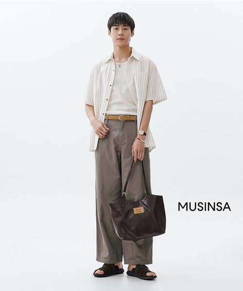 MUSINSA STANDARD（ムシンサスタンダード）の「コットンバルーンパンツ [トープ]（その他パンツ・メンズ・その他・40/38/42/36/27/28/29/34/32/30/31/33/26）」の9枚目の写真