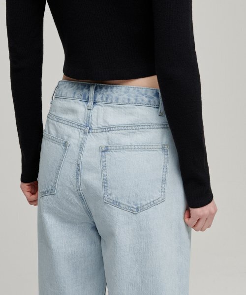 MUSINSA STANDARD WOMAN(ムシンサスタンダードウーマン)の「ウーマンズワイドデニムパンツ【フェイルブルー】(デニムパンツ・レディース・その他・23/25/26/32/30/24/27/28/29)」の14枚目の写真