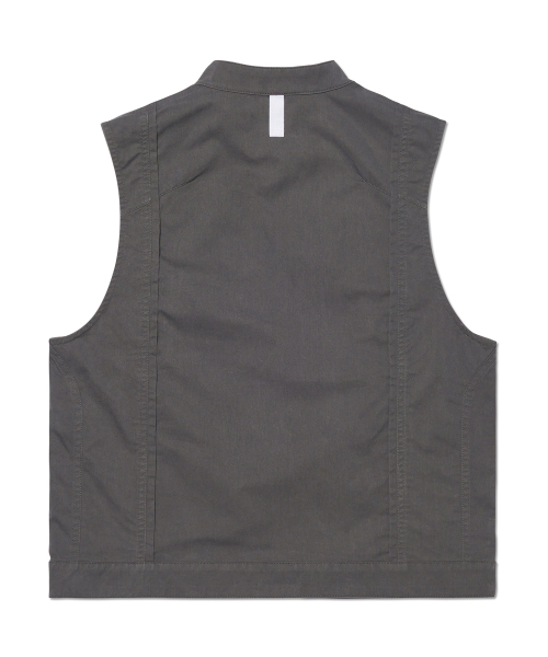 NOMANUAL(NOMANUAL)の「CURVED VEST - WASHED GRAY(ベスト・レディース・その他・SMALL/MEDIUM/LARGE)」の2枚目の写真