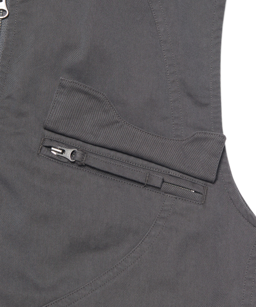 NOMANUAL(NOMANUAL)の「CURVED VEST - WASHED GRAY(ベスト・レディース・その他・SMALL/MEDIUM/LARGE)」の6枚目の写真