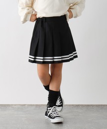 キッズのスカート（ブラック/黒色系・プリーツ）ファッション通販