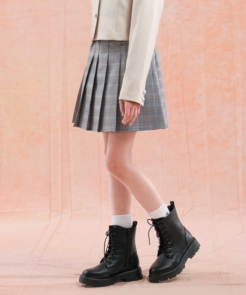 GLOBAL WORK(グローバルワーク)の「イージーケアプリーツスカート/598136(スカート・キッズ・ブラック系/ホワイト系1/グレー・130cm/140cm/150cm/160cm)」の17枚目の写真