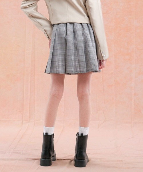 GLOBAL WORK(グローバルワーク)の「イージーケアプリーツスカート/598136(スカート・キッズ・ブラック系/ホワイト系1/グレー・130cm/140cm/150cm/160cm)」の19枚目の写真