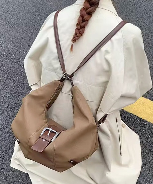 ammy.(エイミードット)の「【 ammy. / エイミードット 】 ベルト デザイン ハーフムーン ショルダー バッグ/3WAY(ショルダーバッグ・レディース・ブラック/ブラウン/ダークブラウン・FREE)」の19枚目の写真