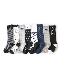 box408（ボックスヨンマルハチ）の「【8足セット】キッズ ハイソックス（ソックス/靴下）」