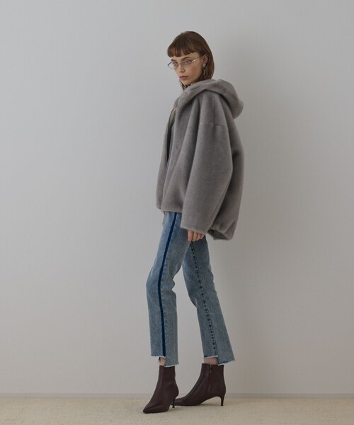 Diagram(ダイアグラム)の「ラインスリムデニムパンツ(デニムパンツ・レディース・ブルー/ブラック・36/38)」の4枚目の写真
