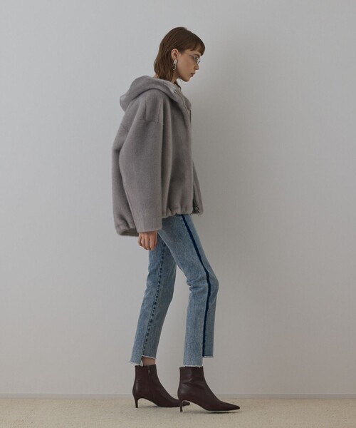 Diagram(ダイアグラム)の「ラインスリムデニムパンツ(デニムパンツ・レディース・ブルー/ブラック・36/38)」の6枚目の写真