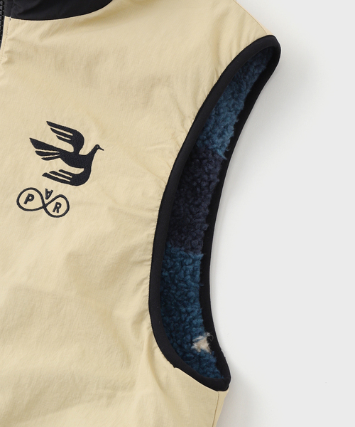 By Parra(バイパラ)の「by Parra Infinite bird reversible vest(その他アウター・メンズ・ブルー系その他・MEDIUM)」の4枚目の写真