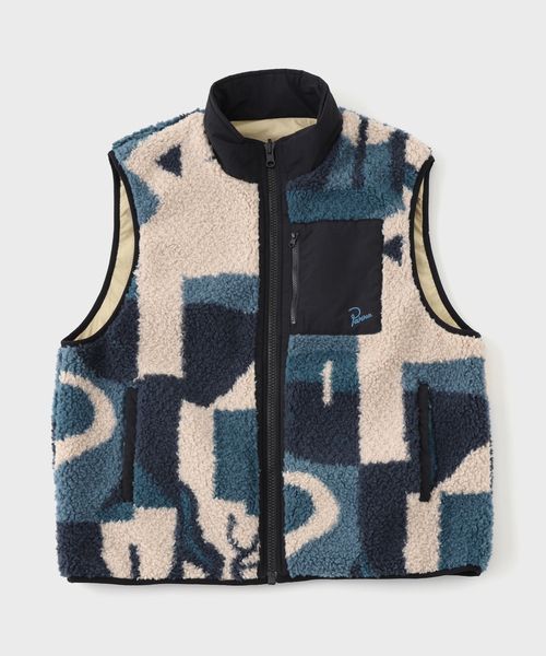 By Parra(バイパラ)の「by Parra Infinite bird reversible vest(その他アウター・メンズ・ブルー系その他・MEDIUM)」の7枚目の写真