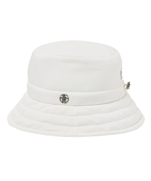 MUNSINGWEAR(マンシングウェア)の「【le coq sportif GOLF】光電子わた使用バケットハットゴルフキャップ(ハット・レディース・ホワイト・F)」の3枚目の写真