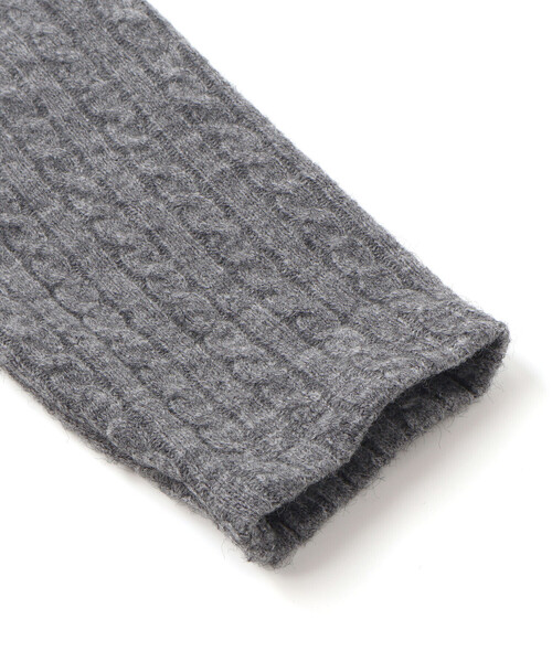 BeBe（ベベ）の「ケーブル編みカットニットサイドボタンプルオーバー（ニット/セーター・キッズ・グリーン/グレー・90cm/140cm/120cm/110cm/130cm/150cm/100cm）」の17枚目の写真