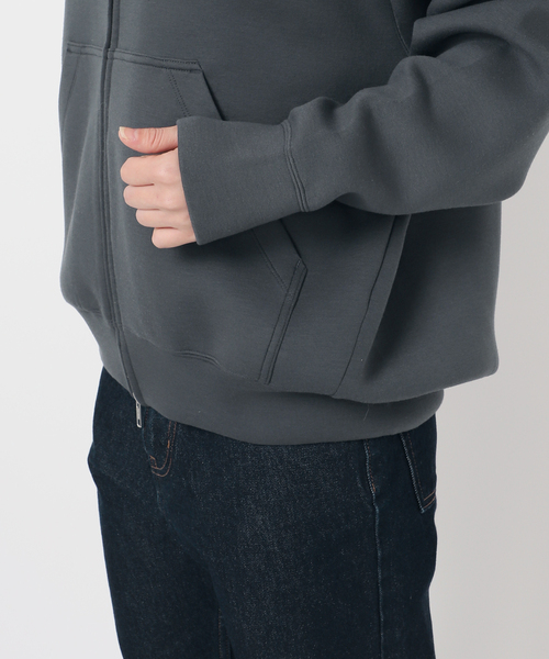 SLOBE IENA（スローブイエナ）の「《WEB限定/追加2》ボリュームジップアップフーディー（パーカー・レディース・グレー・FREE）」の9枚目の写真