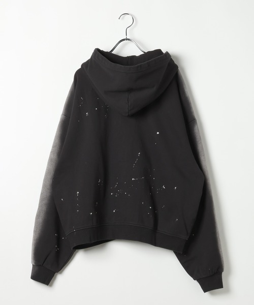 LAND MUSEUM（ランドミュージアム）の「【セットアップ可】LAND MUSEUM／スプレージップパーカー（パーカー・メンズ・グレー/ブラック・LARGE/MEDIUM）」の14枚目の写真