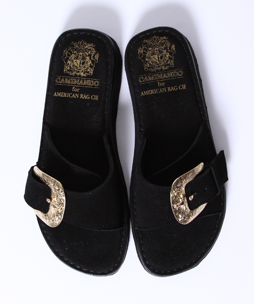 CAMINANDO（カミナンド）の「CAMINANDO×AMERICAN RAG CIEサンダル/205-CMN-1633（サンダル・レディース・ブラック/ベージュ・5/7/6）」の2枚目の写真